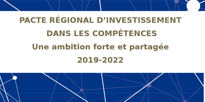 Pacte régional d'investissement dans les compétences provence Alpes Côte d'Azur